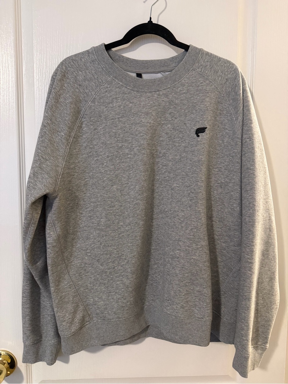 Fabletics Men's Grey Crewneck Sweatshirt with Logo